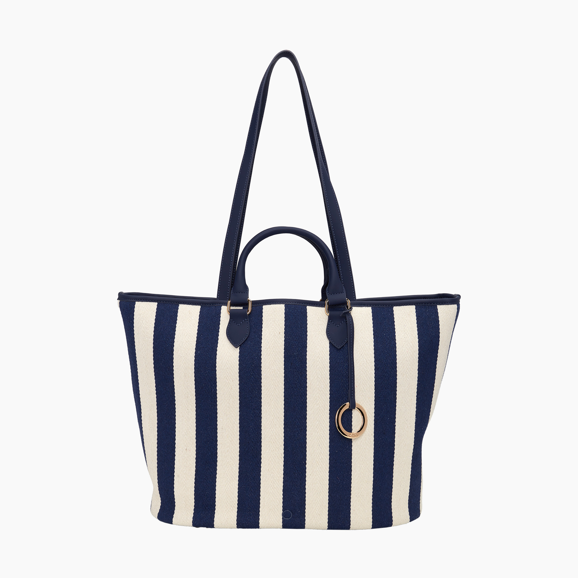 O bag panarea canvas naturale/blu navy - O bag Official Website