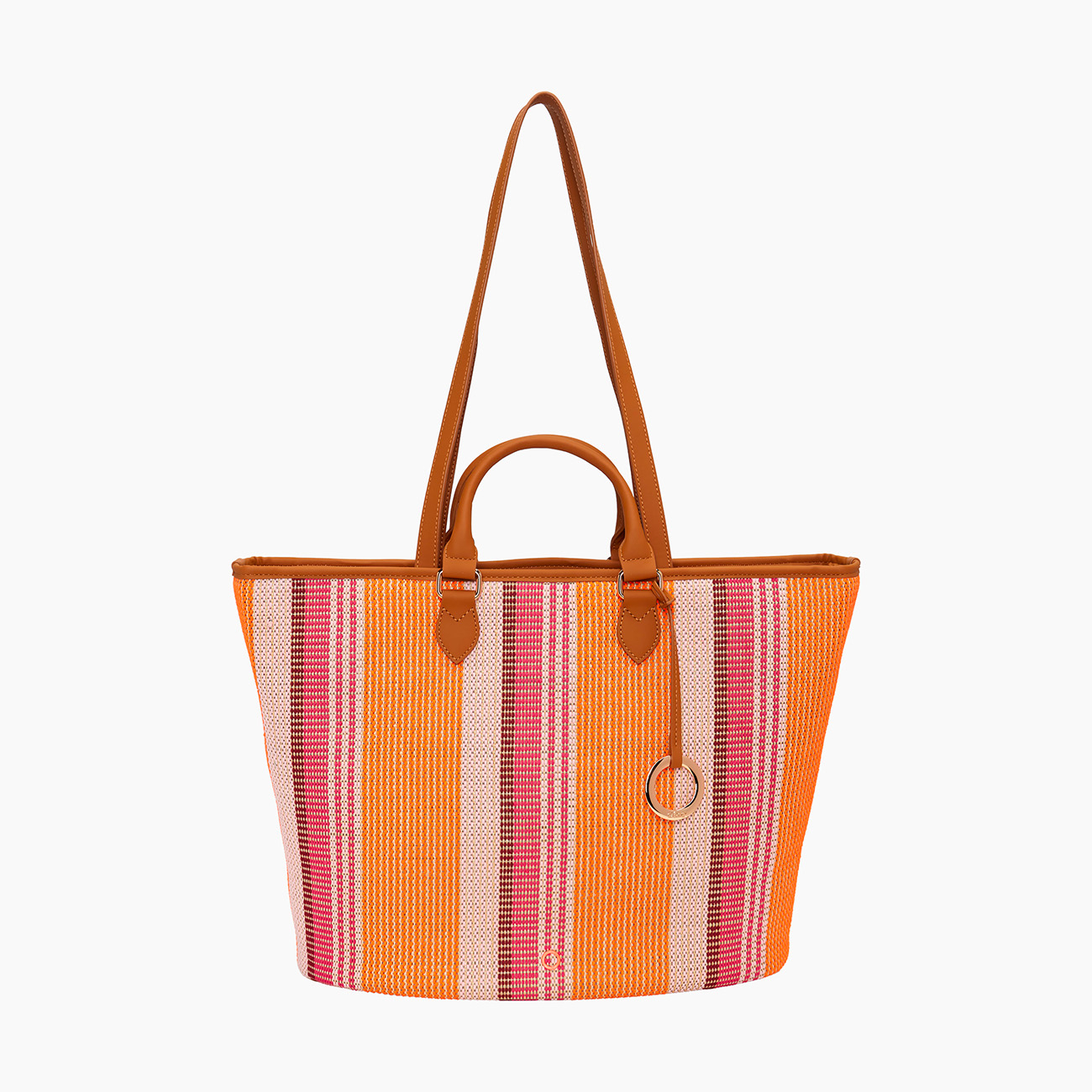 O bag panarea rafia multicolor fucsia - O bag Official Website