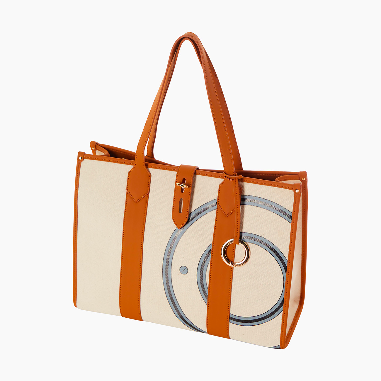 O bag ischia canvas naturale/cuoio - O bag Official Website