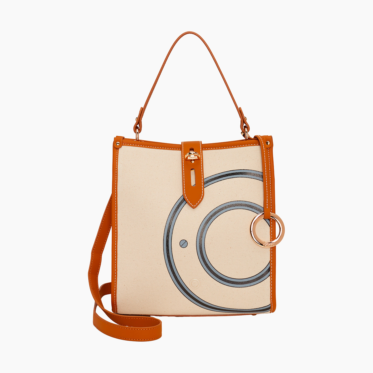 O bag lipari canvas naturale/cuoio - O bag Official Website