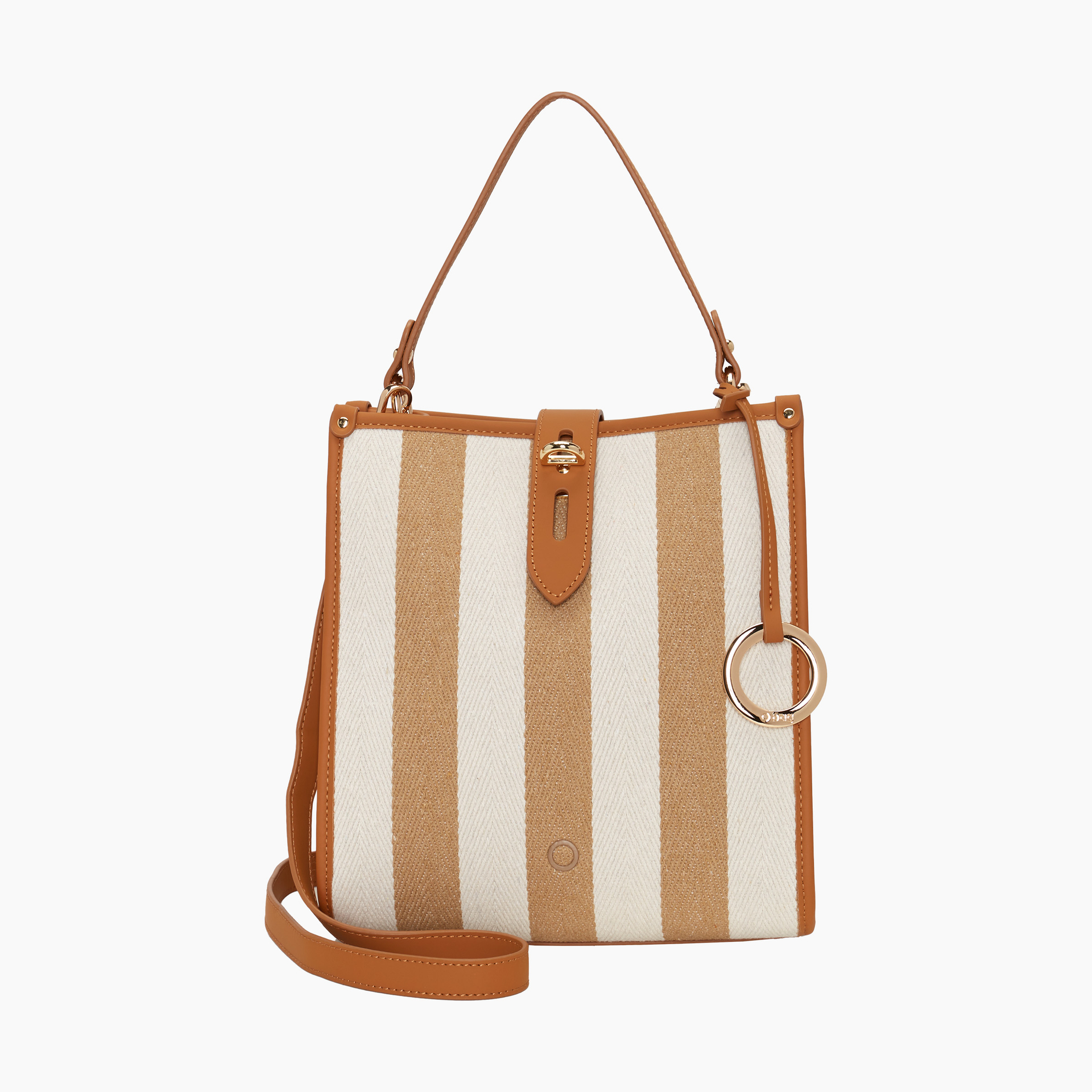 O bag lipari canvas naturale/cuoio - O bag Official Website