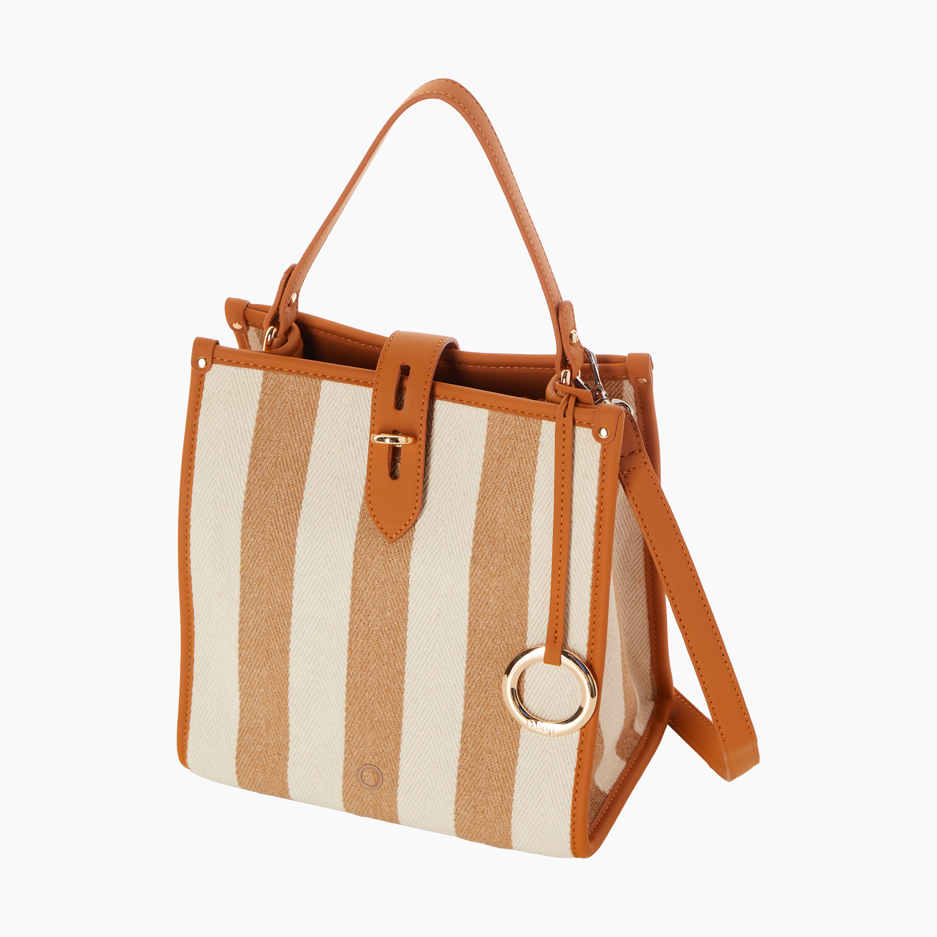 O bag lipari canvas naturale/cuoio - O bag Official Website