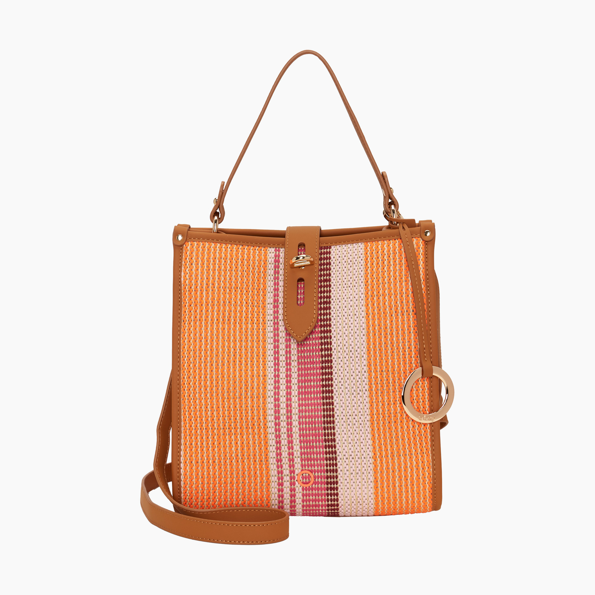 O bag lipari rafia multicolor fucsia - O bag Official Website