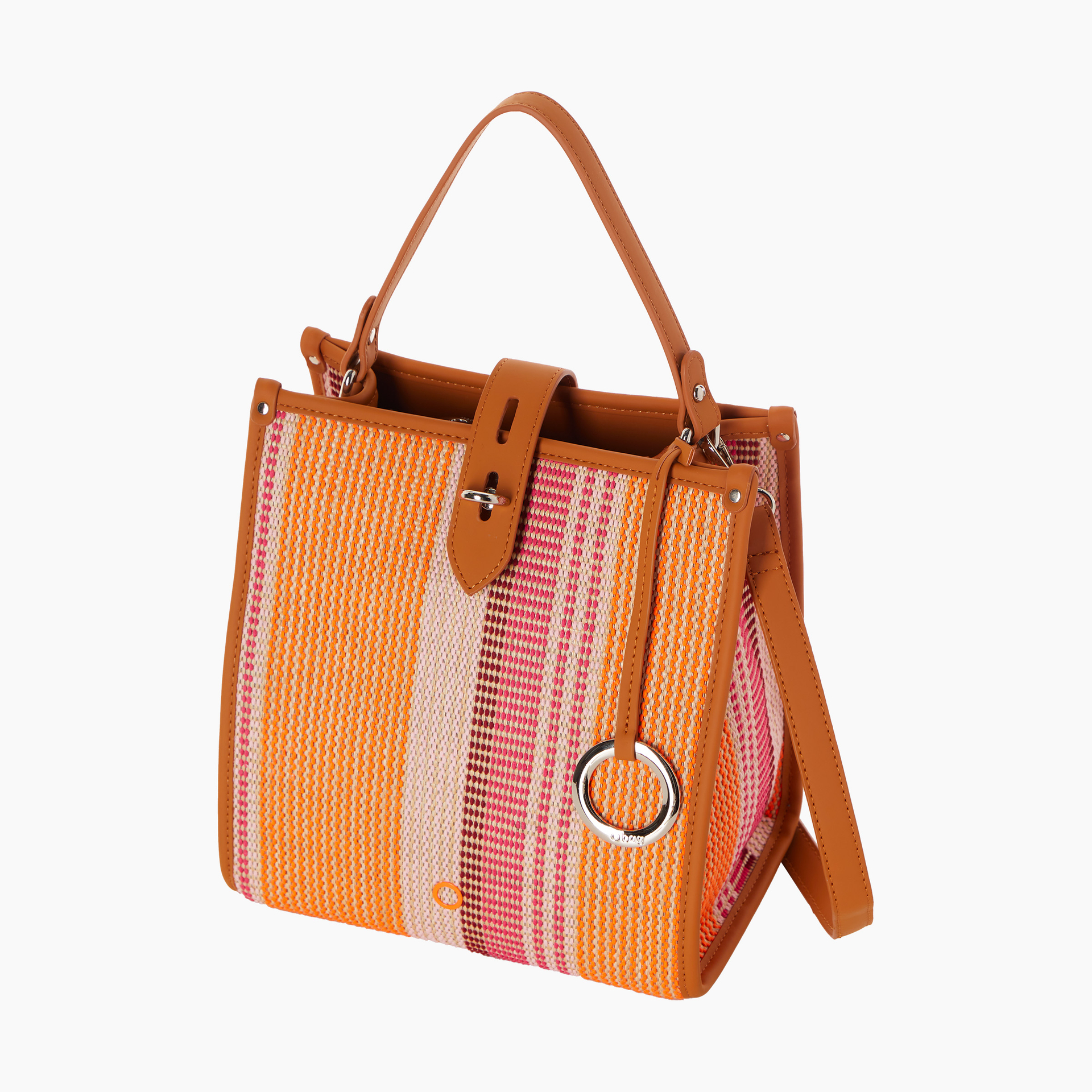 O bag lipari rafia multicolor fucsia - O bag Official Website