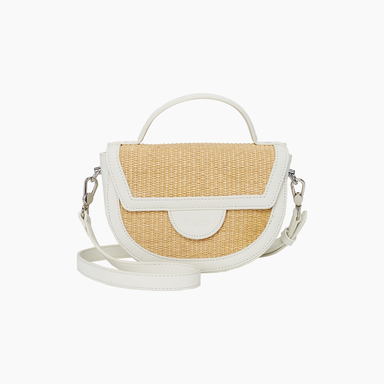 O bag praga rafia latte - O bag Official Website