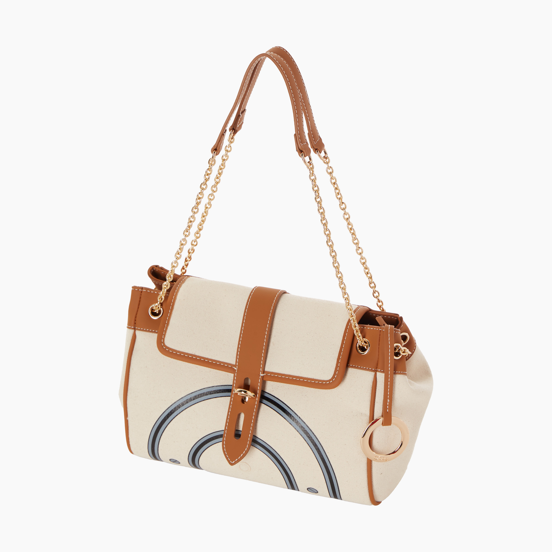 O bag amalfi canvas naturale/cuoio - O bag Official Website
