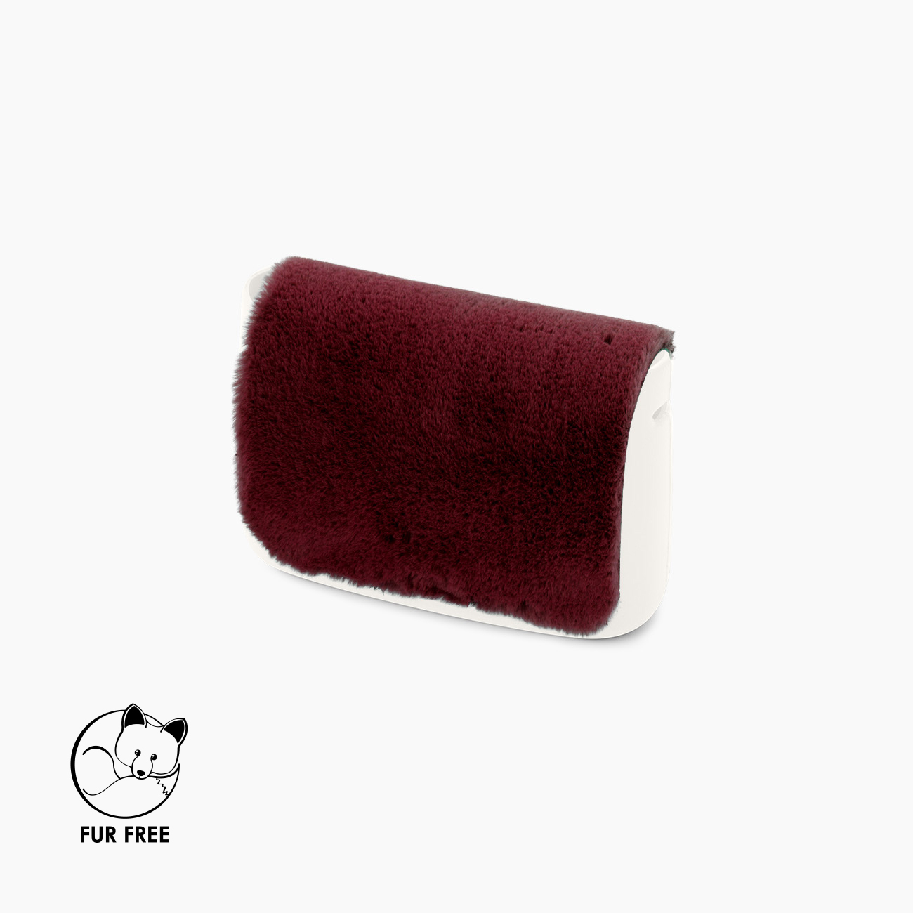 Pattina O pocket lapin rex bordeaux - O bag Official Website