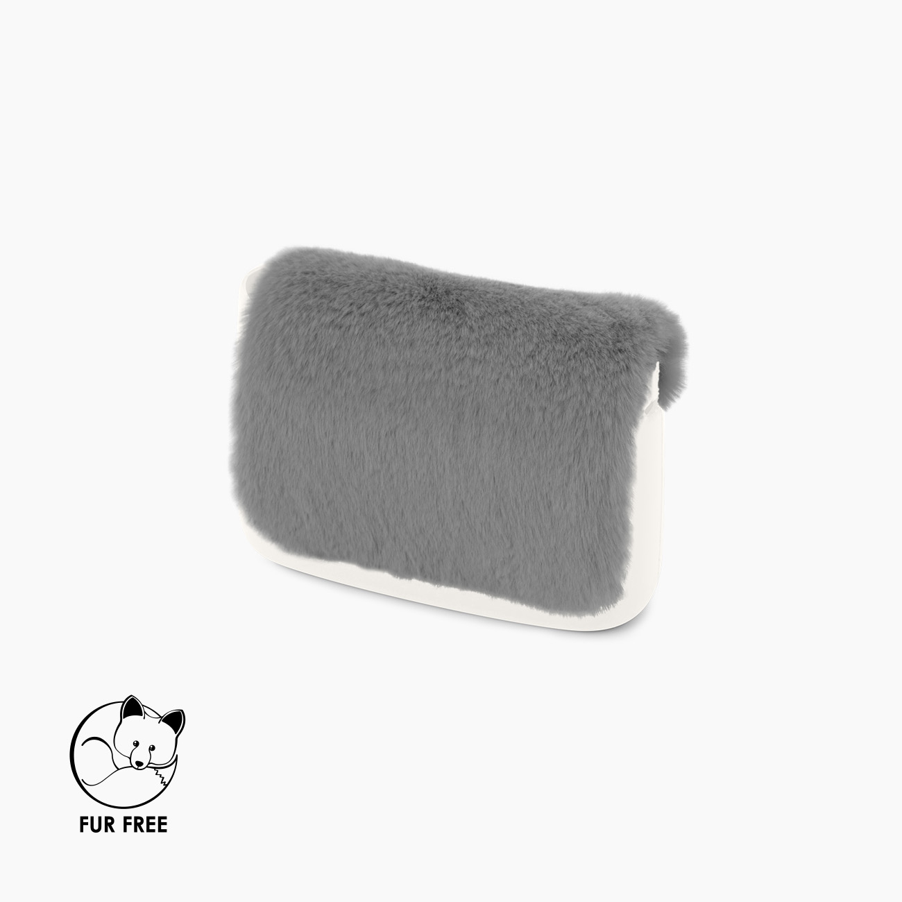 Pattina in fibra sintetica grigio chiaro O pocket - O bag Official Website