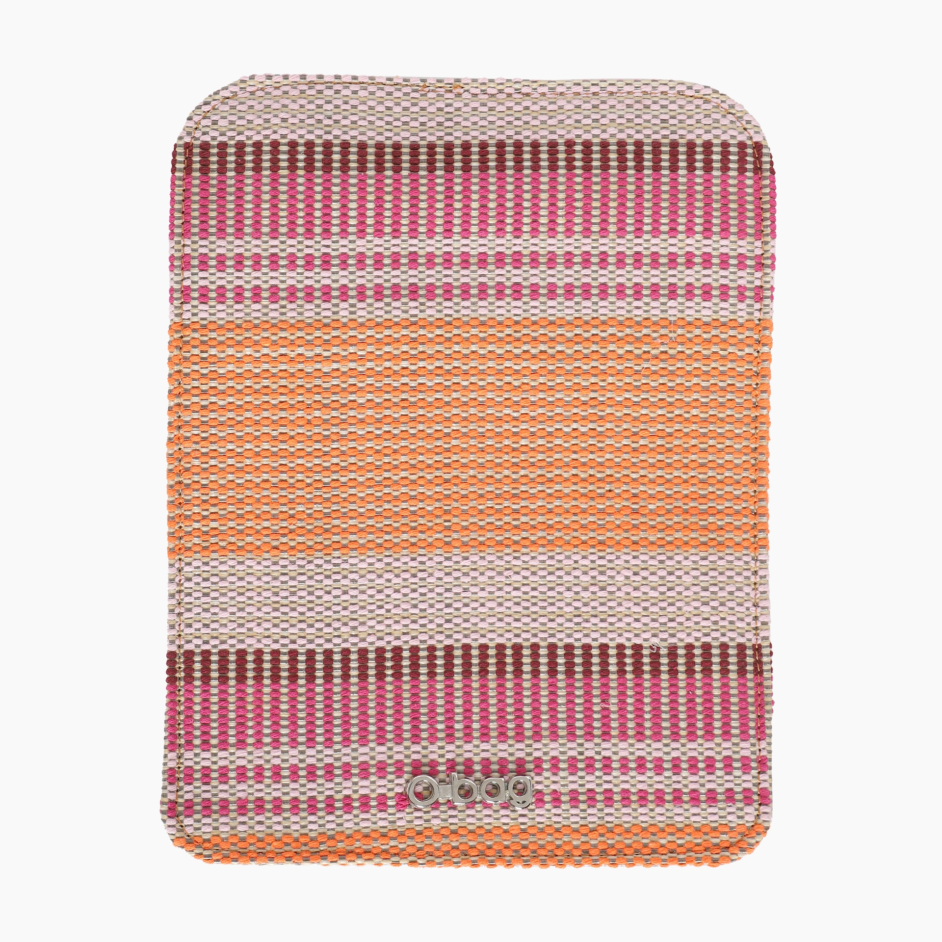 Rabat en raphia O pocket multicolore fuchsia - O bag Official Website