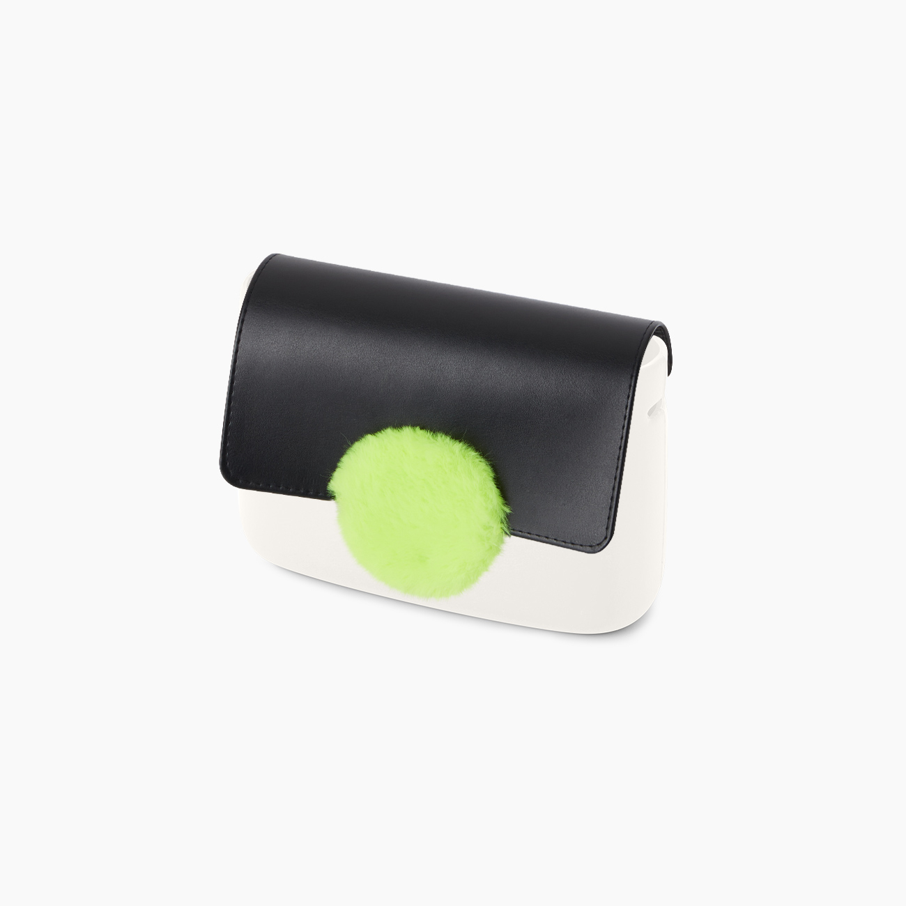 Pattina circle nero e lime fluo fibra sintetica O pocket - O bag Official Website