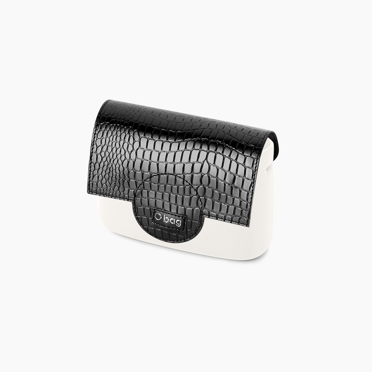 Pattina nera stampa cocco specchio O pocket - O bag Official Website