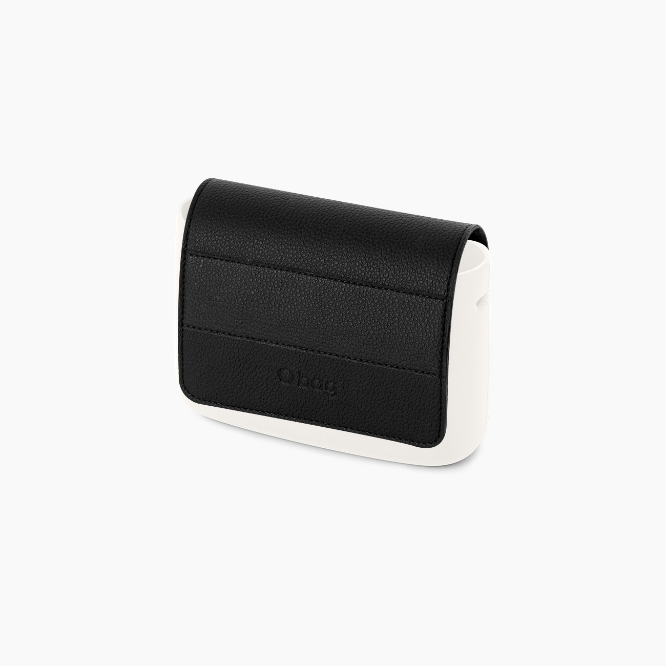 Pattina nera effetto bottalato O pocket - O bag Official Website