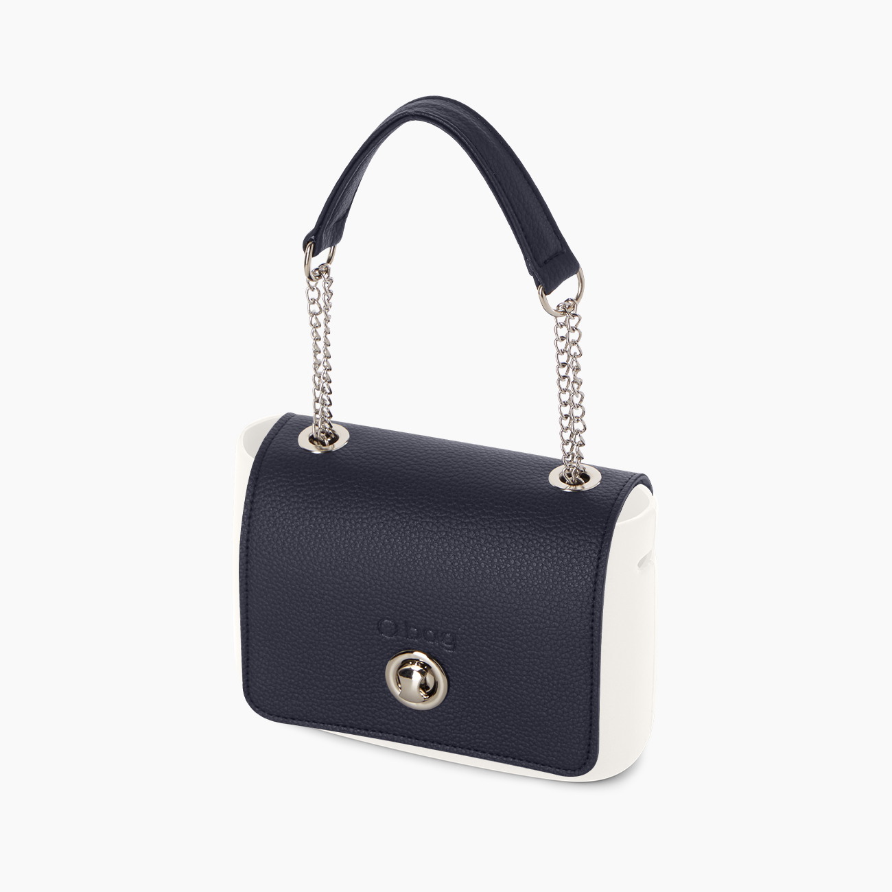 Pattina con manichetto blu navy effetto bottalato O pocket - O bag Official Website