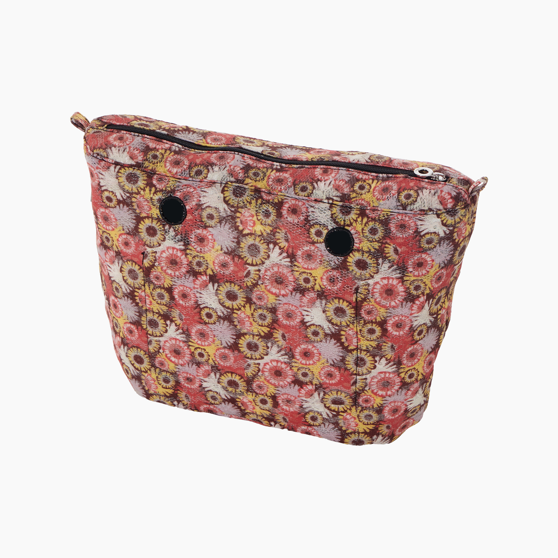 Sacca interna O bag lace bloom nero - O bag Official Website