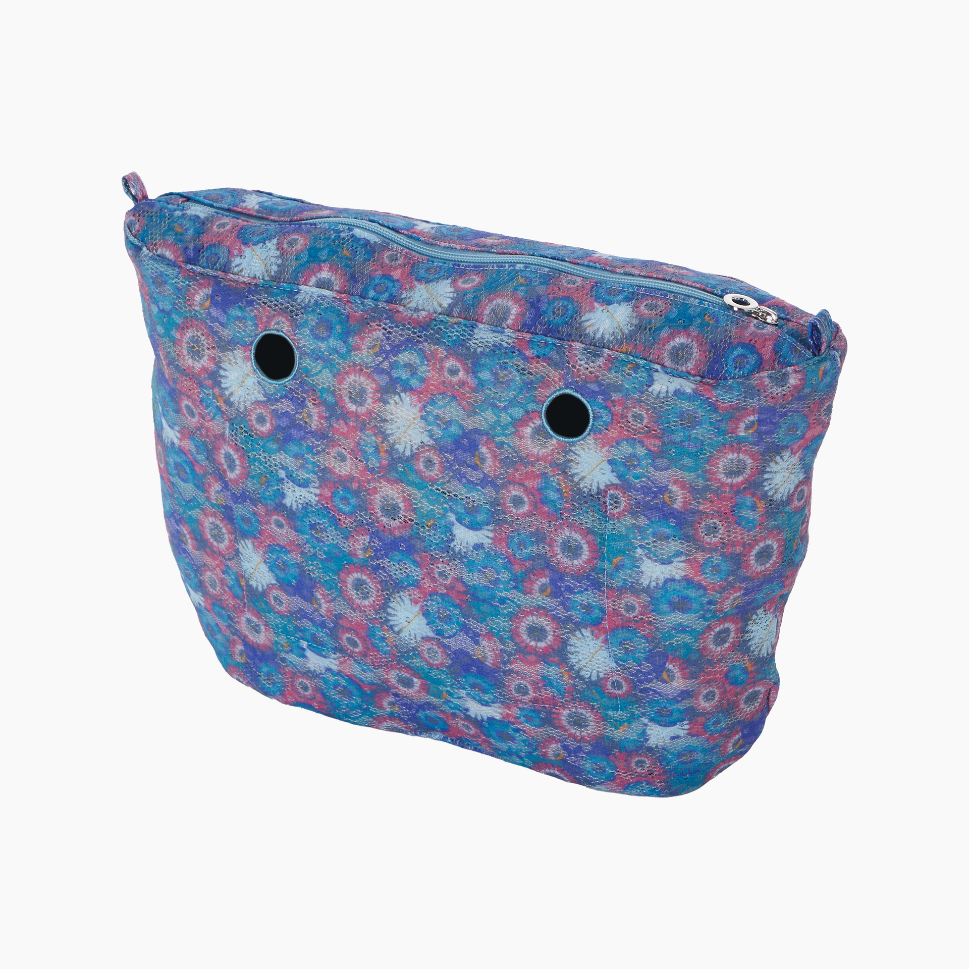 Sacca interna O bag lace bloom light blue - O bag Official Website