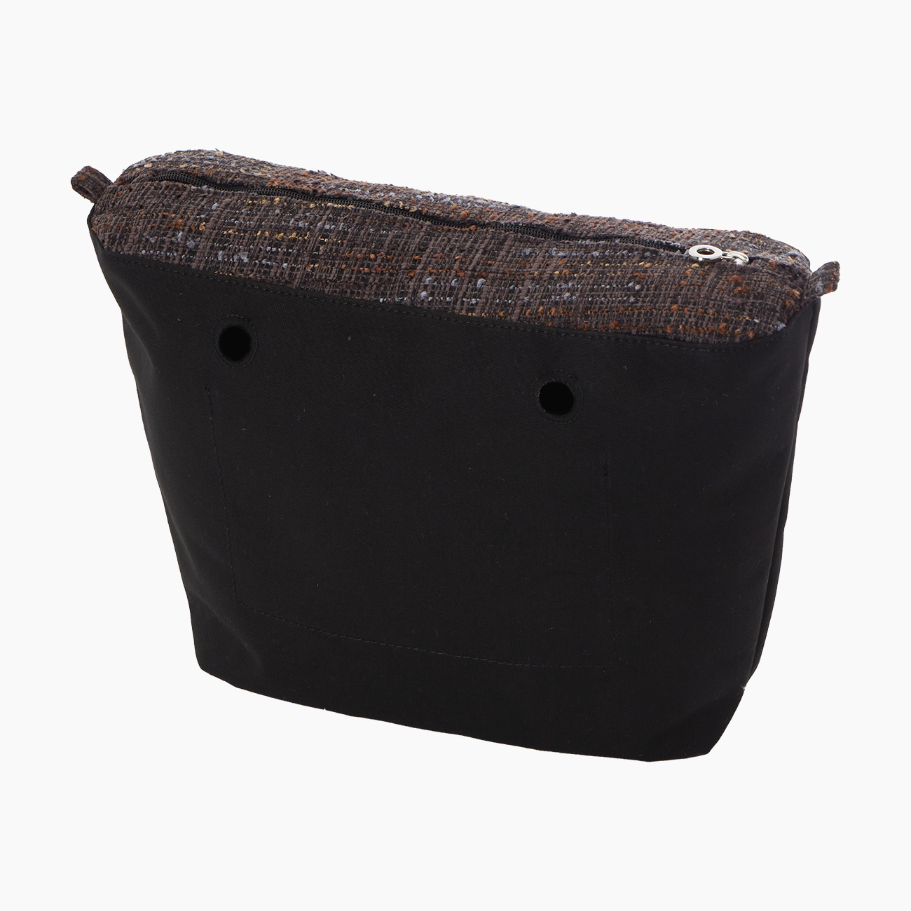 Sacca interna O bag tweed bouclè cioccolato - O bag Official Website