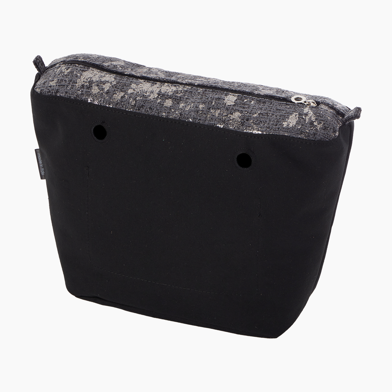 Sacca interna O bag luxury laminato nero - O bag Official Website
