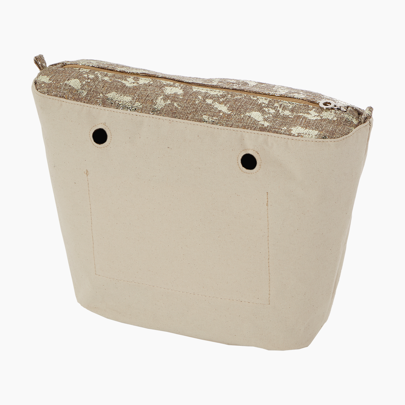 Sacca interna O bag luxury laminato sabbia - O bag Official Website