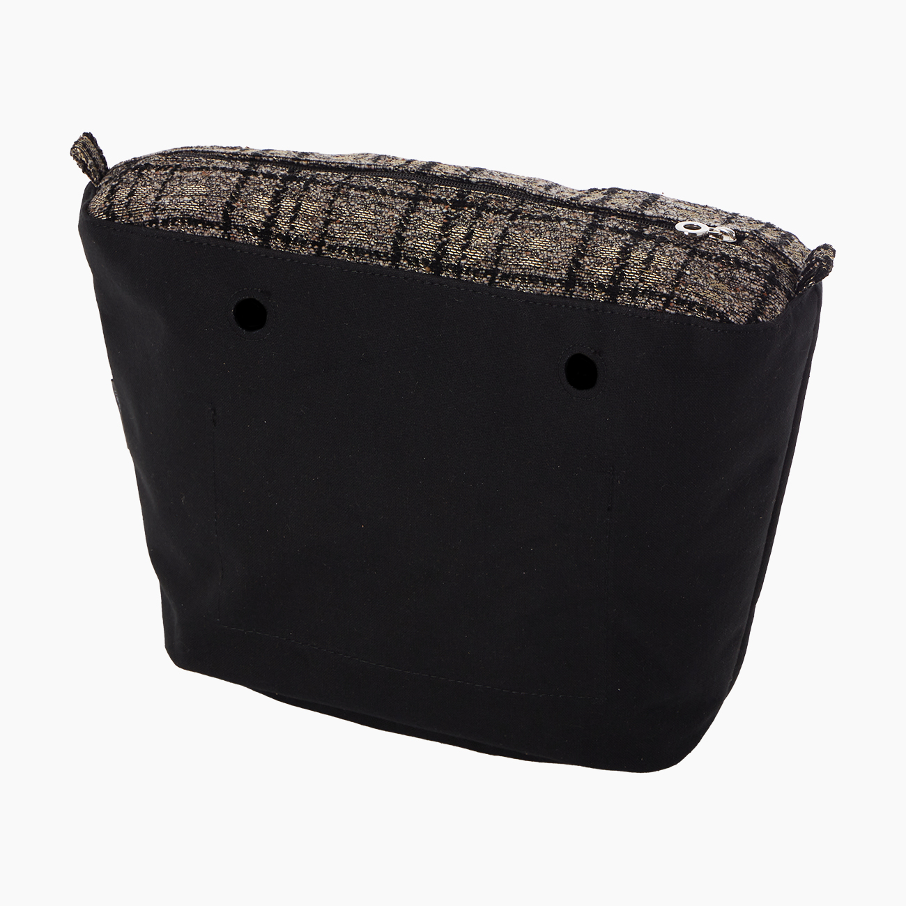 Sacca interna O bag tartan check nero/sabbia - O bag Official Website