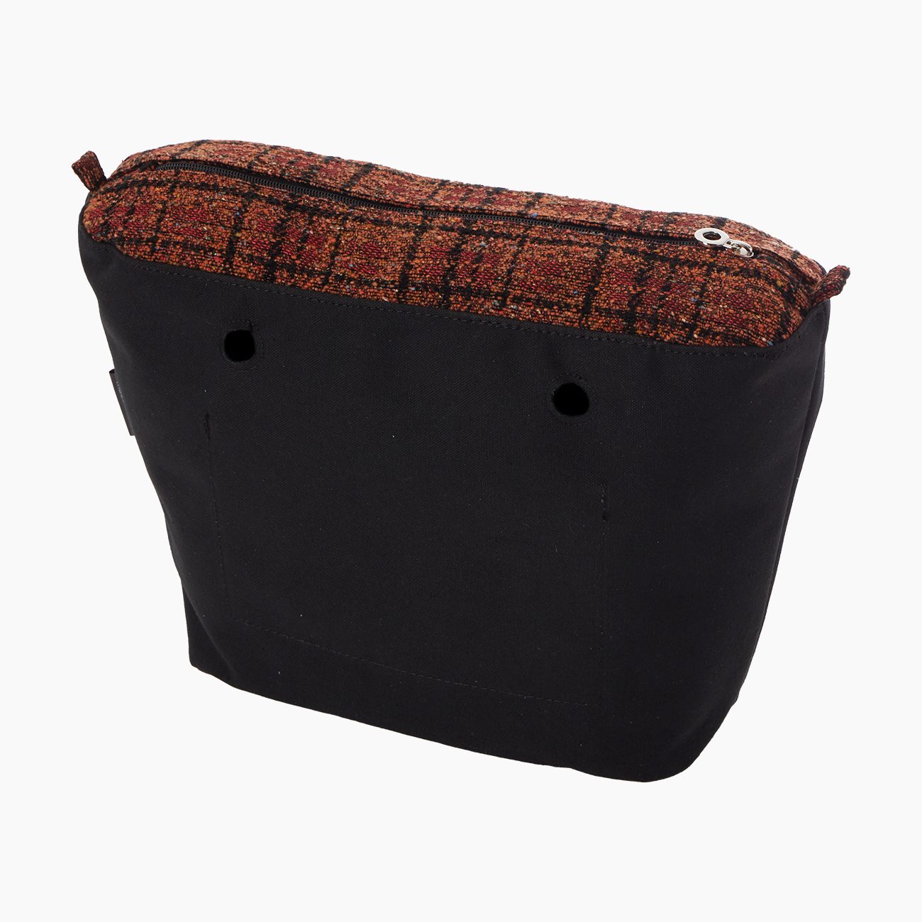Sacca interna O bag tartan check amber/nero - O bag Official Website