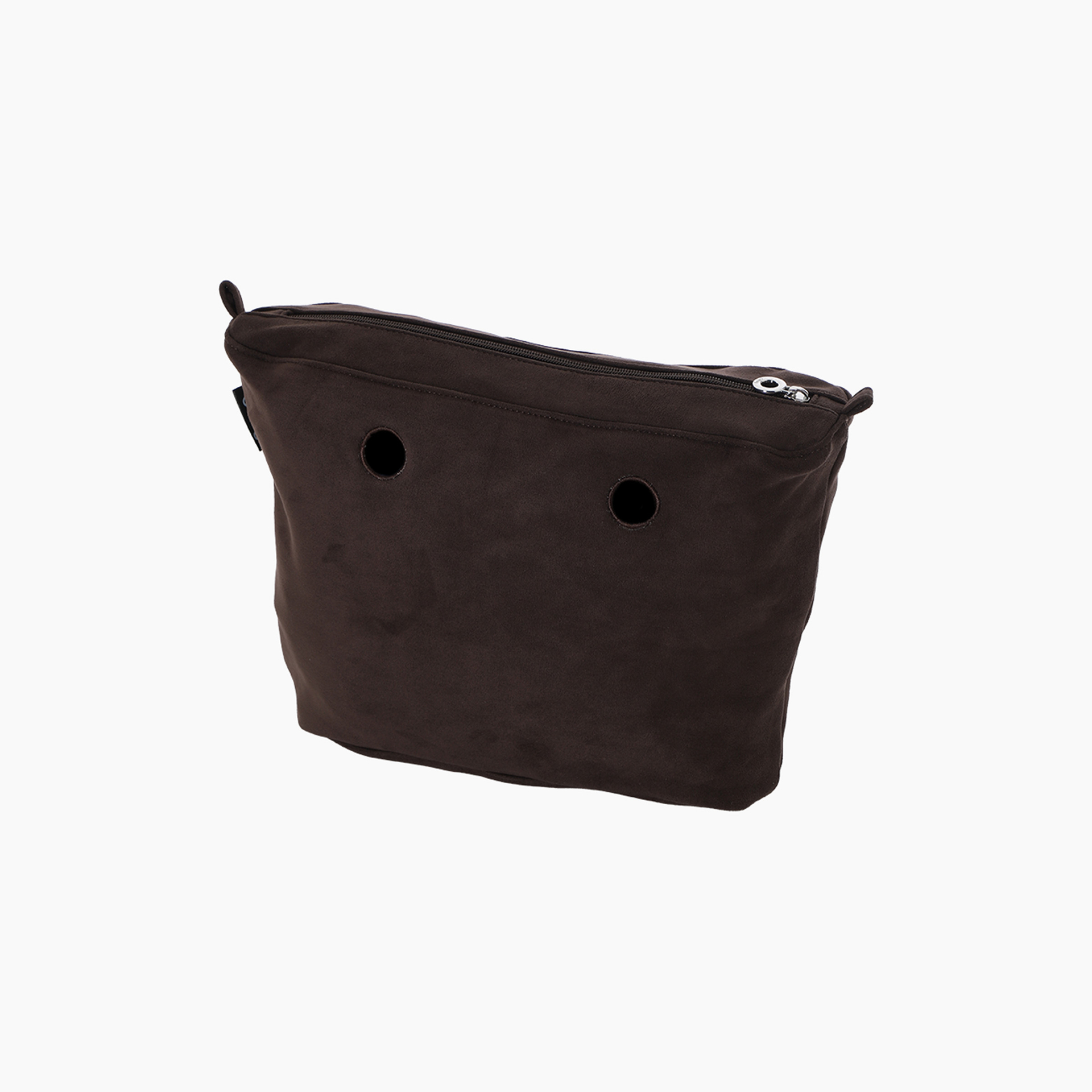 Sacca interna O bag mini tessuto sintetico scamosciato testa di moro - O bag Official Website