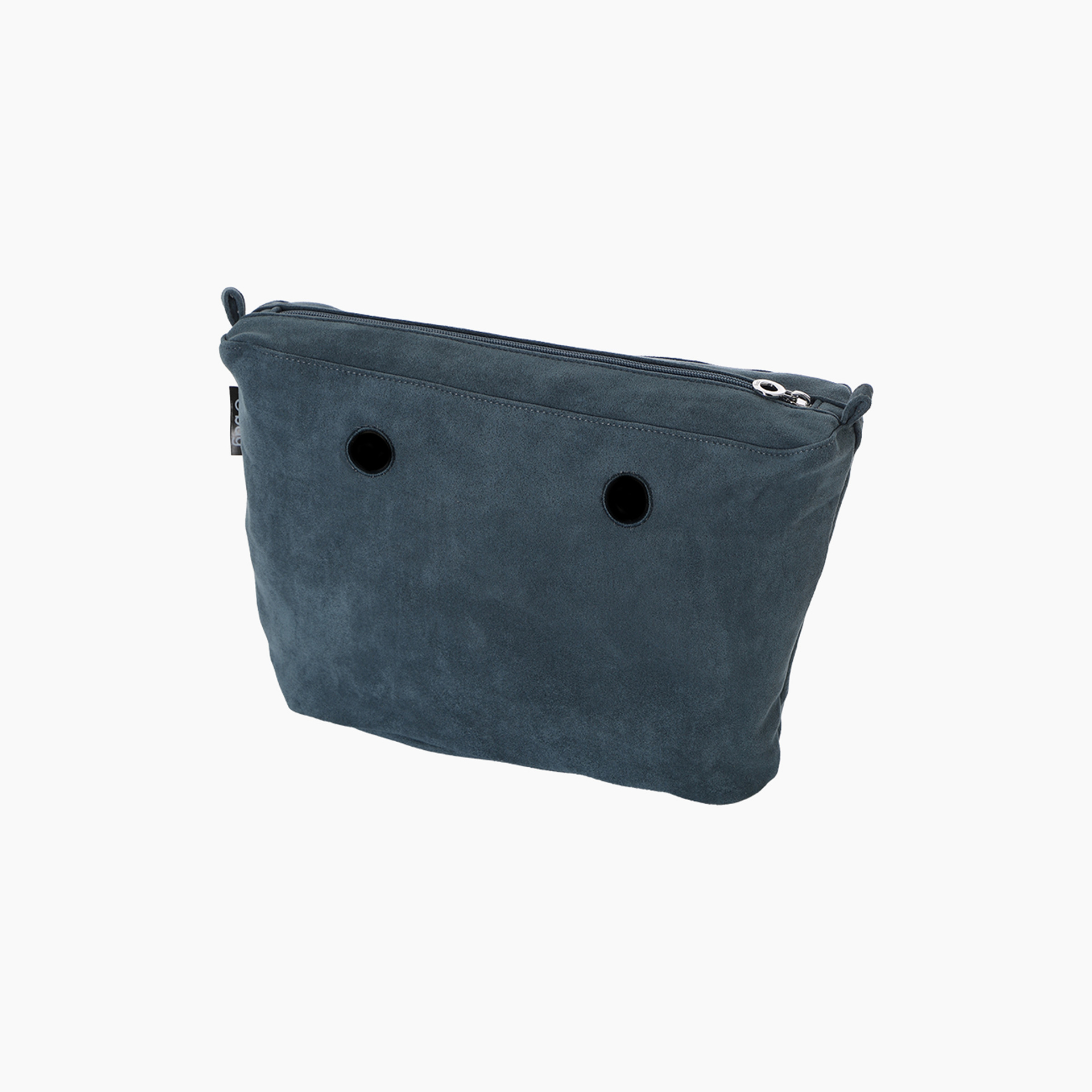 Sacca interna O bag mini tessuto sintetico scamosciato denim - O bag Official Website