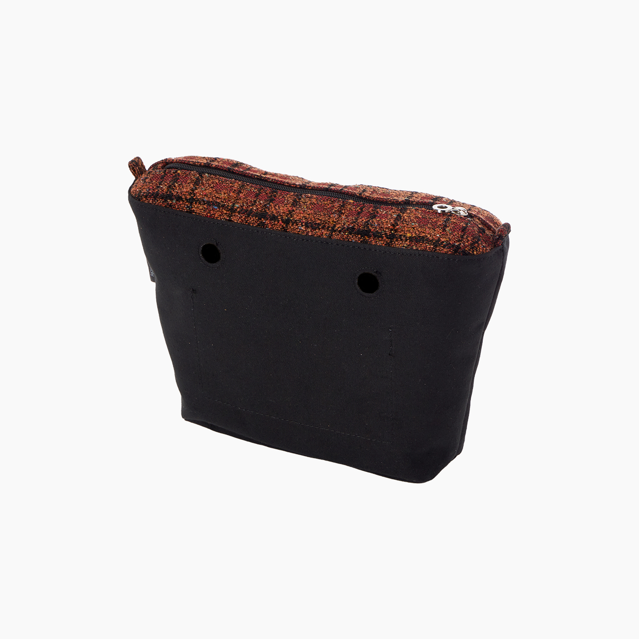Sacca interna O bag mini tartan check amber/nero - O bag Official Website