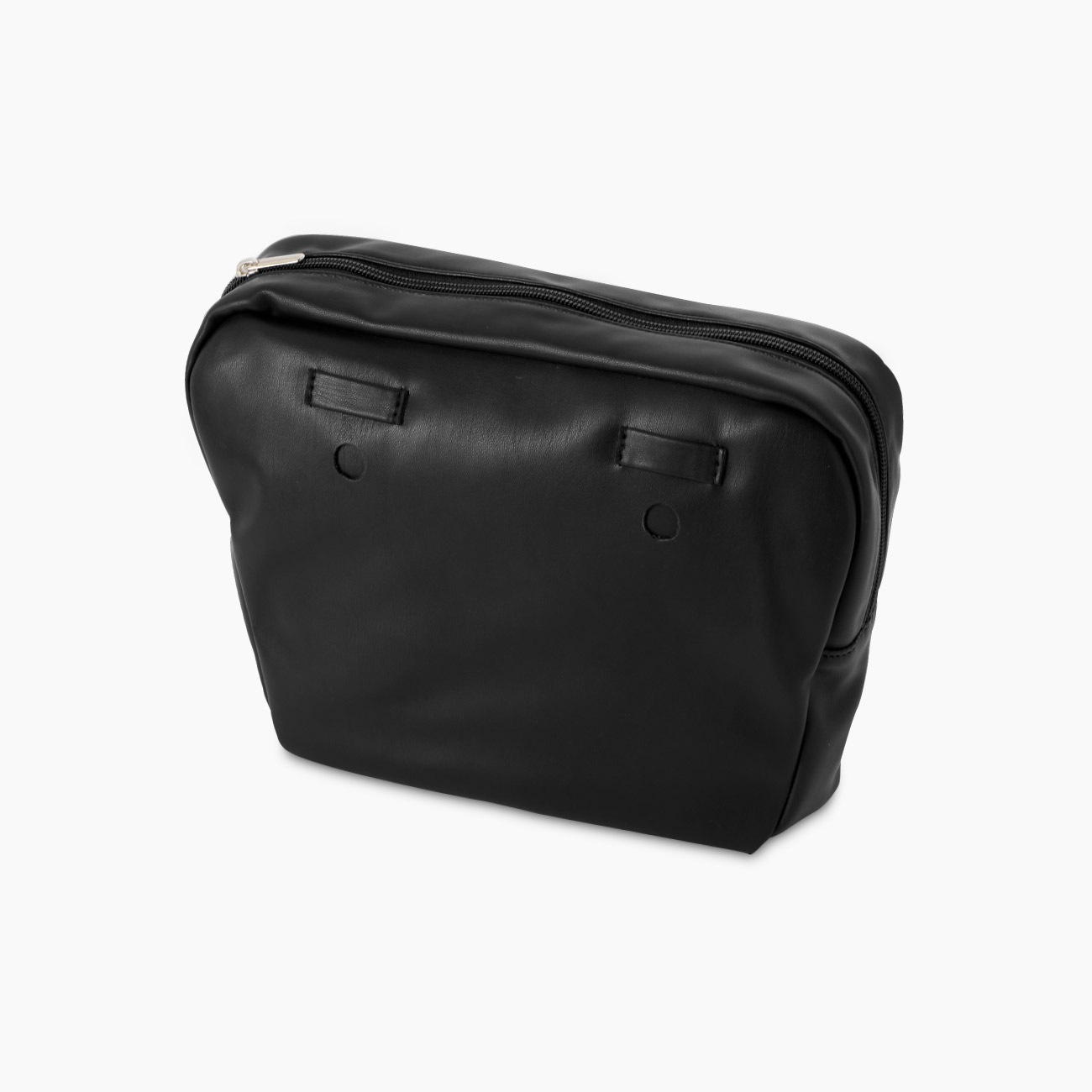 Inner bag and passers-by synthetic fabric nappa effect black O bag mini - O bag Official Website
