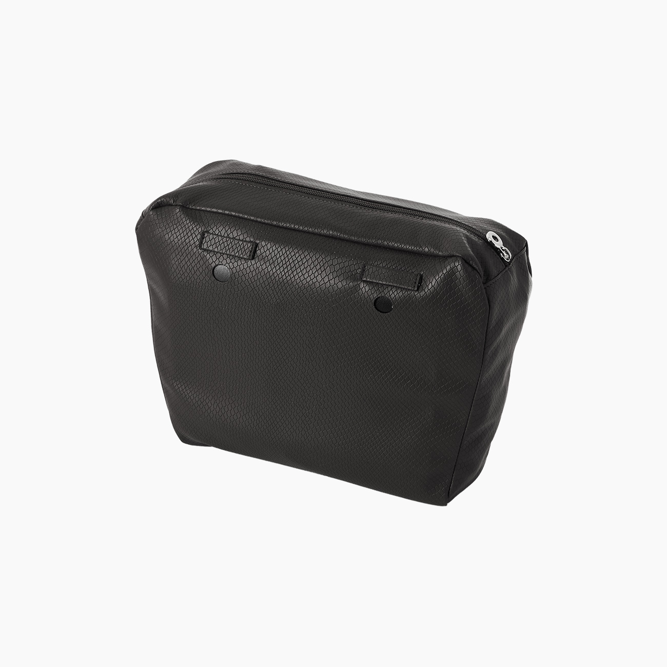 Sacca interna e passanti stampa snake nero O bag mini - O bag Official Website