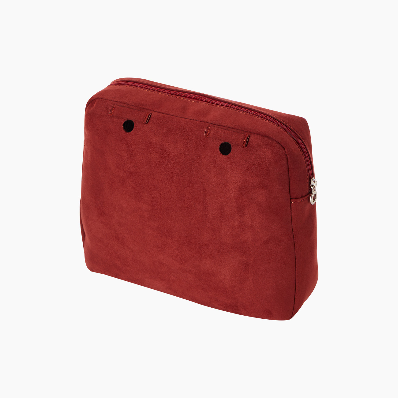 Sac intérieur et passant tissu nubuck bordeaux O bag reverse - O bag Official Website