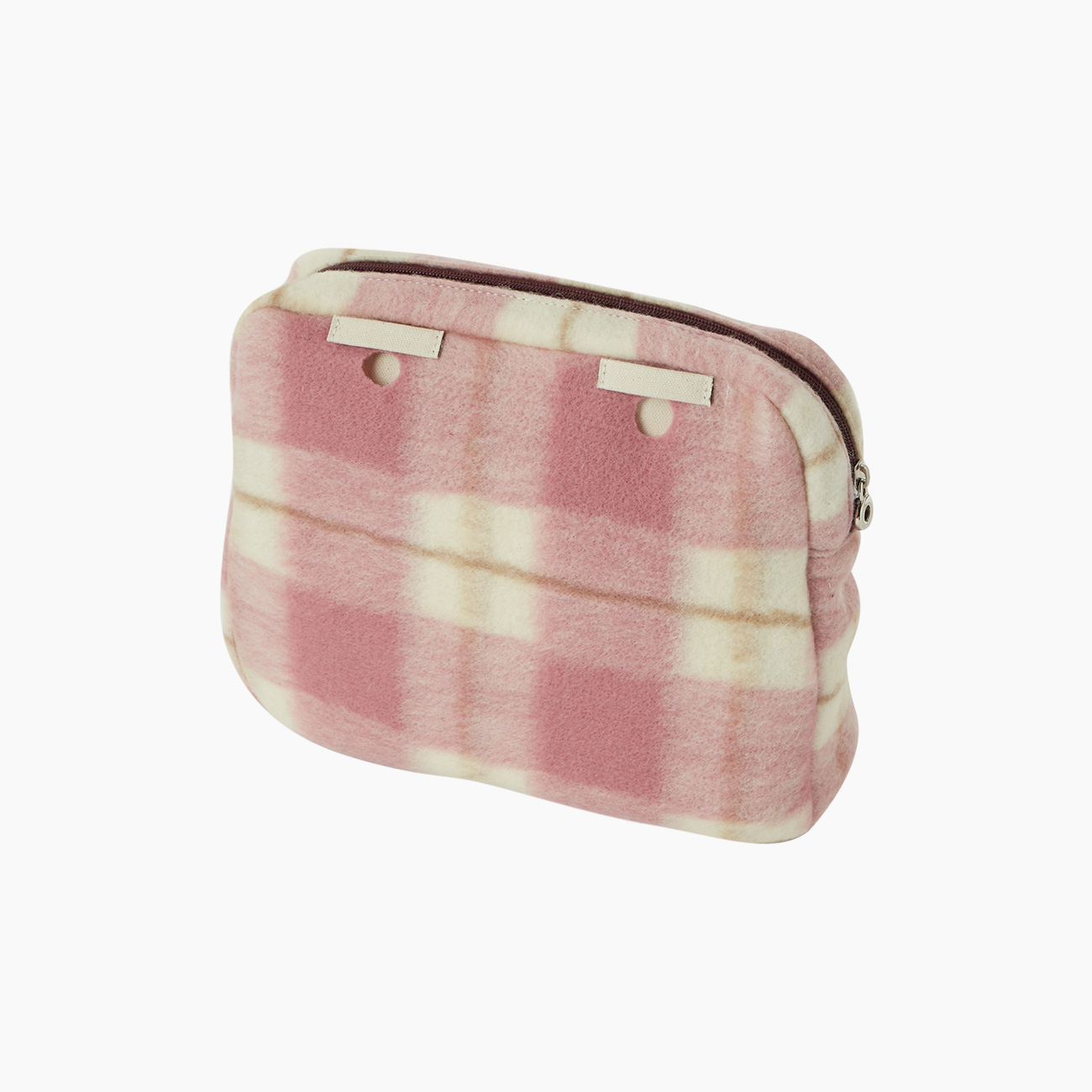 Inner bag and passers-by jaquard fabric check plaid sangria O bag reverse - O bag Official Website