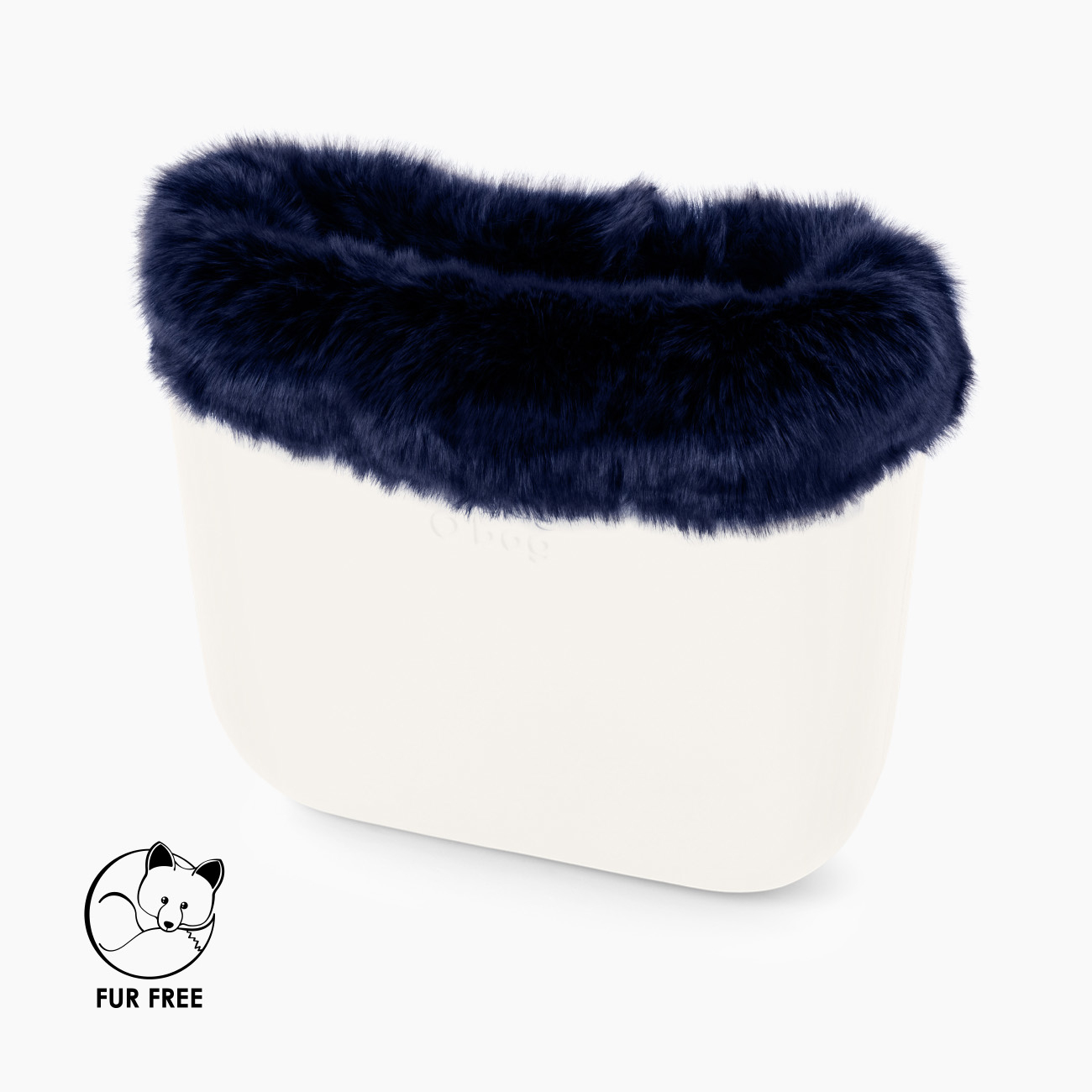 Bordo fibra sintetica effetto volpe blu O bag - O bag Official Website