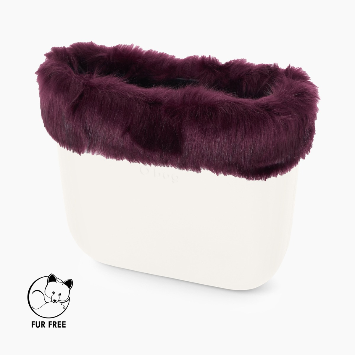 Bordo O bag fibra sintetica volpe melanzana - O bag Official Website