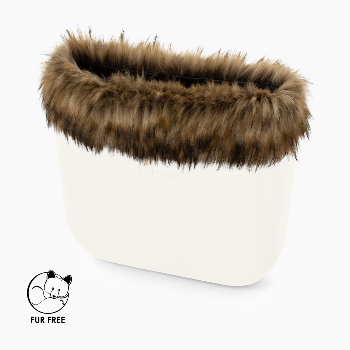 Garniture fibre synthétique effet murmasky naturelle O bag - O bag Official Website