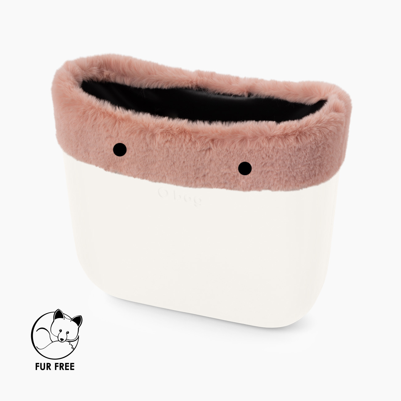 Bordo fibra sintetica effetto lapin rex phard O bag - O bag Official Website