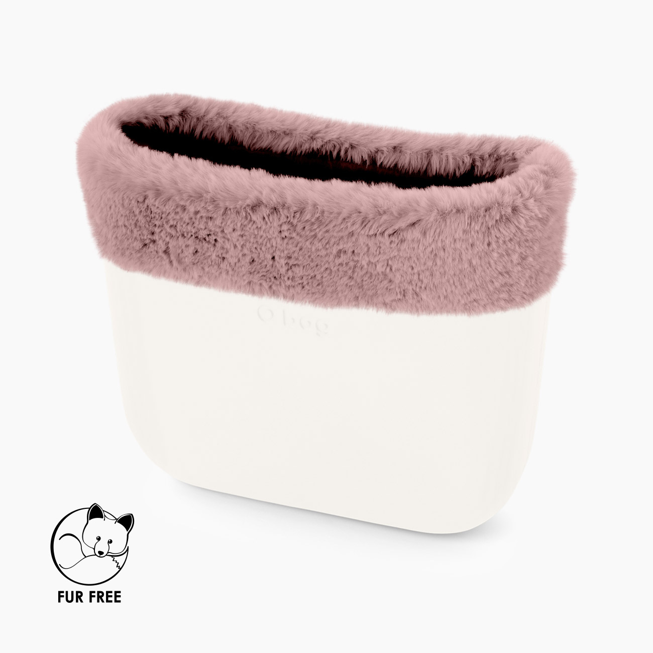 Bordo O bag fibra sintetica lapin rex rosa smoke - O bag Official Website