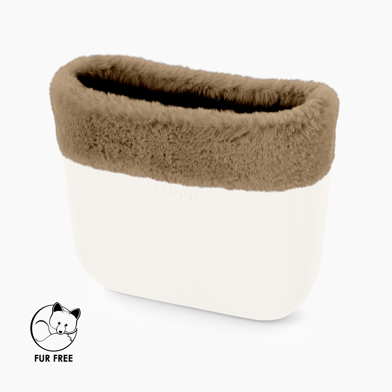 Bordo fibra sintetica effetto lapin rex sabbia O bag - O bag Official Website