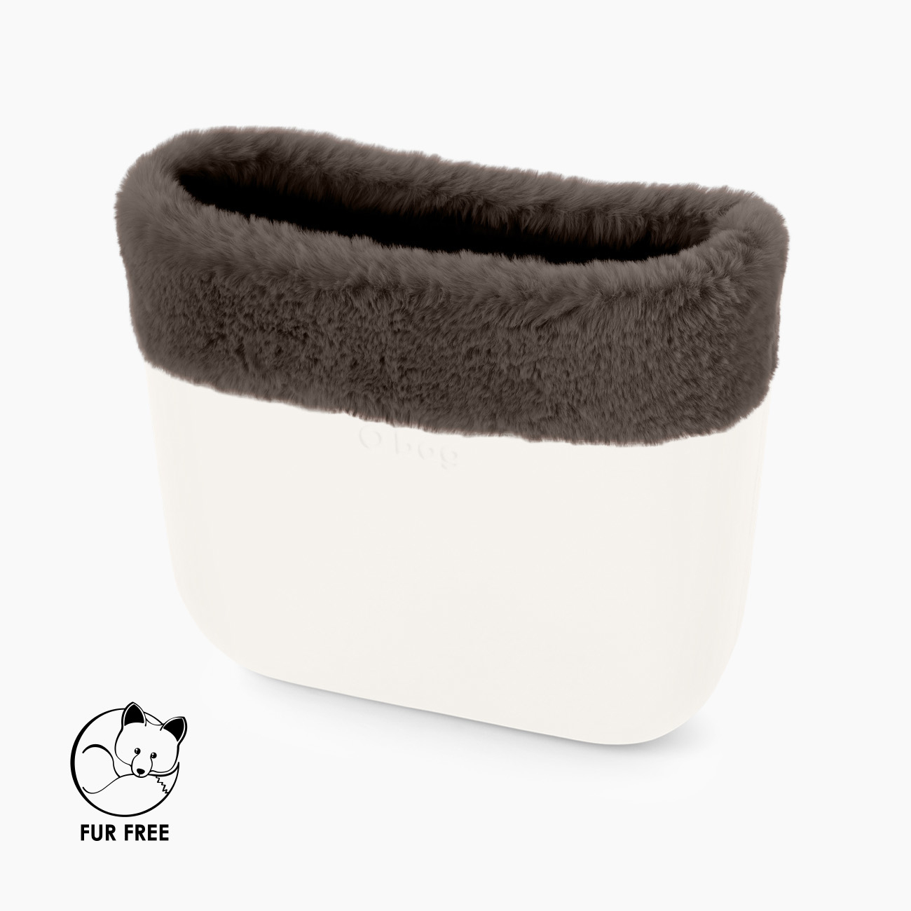 Bordo O bag fibra sintetica lapin rex tortora - O bag Official Website