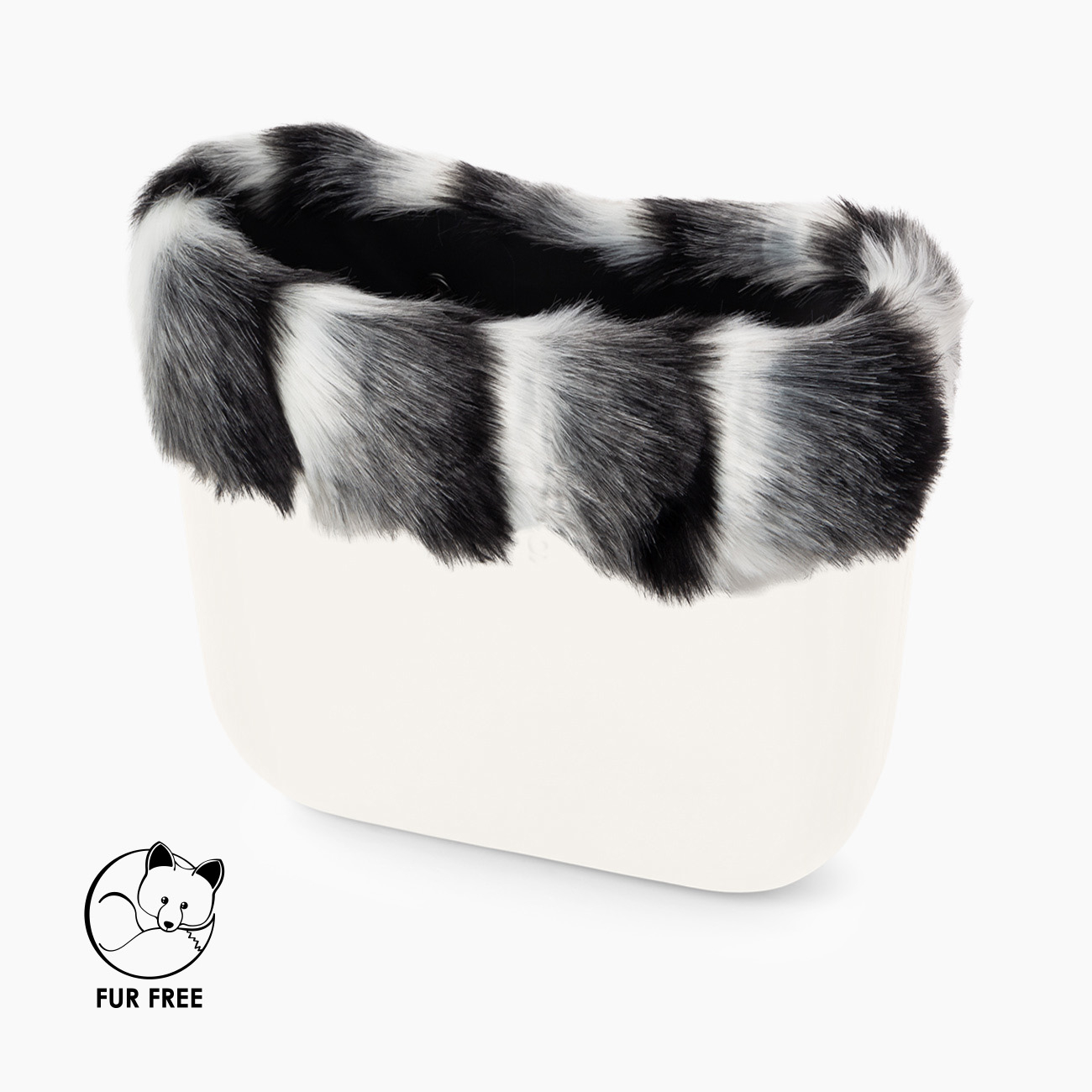 Bordo fibra sintetica effetto volpe O bag - O bag Official Website