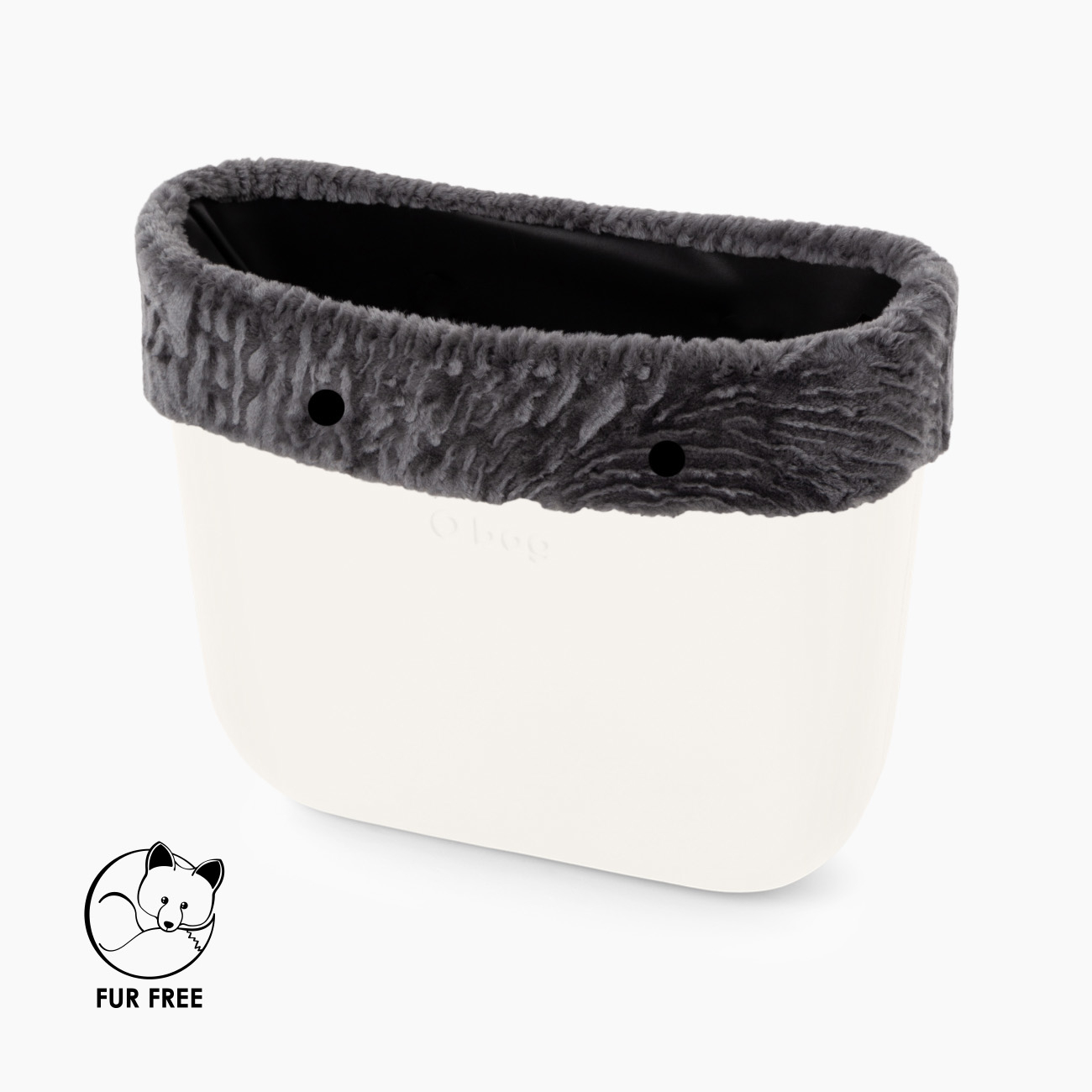 Bordo fibra sintetica rasata grigia O bag - O bag Official Website
