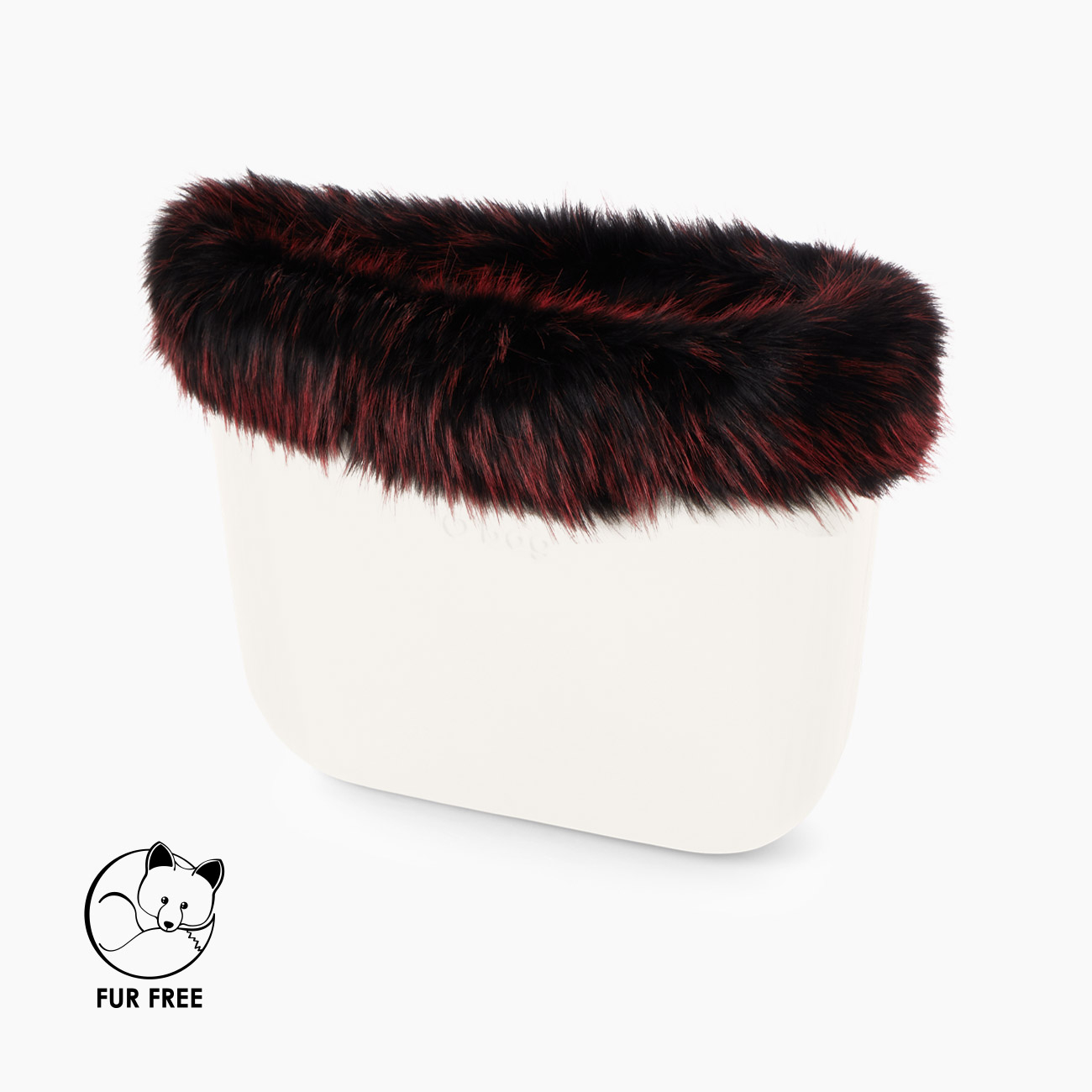 Bordo fibra sintetica effetto murmasky bordeaux O bag mini - O bag Official Website