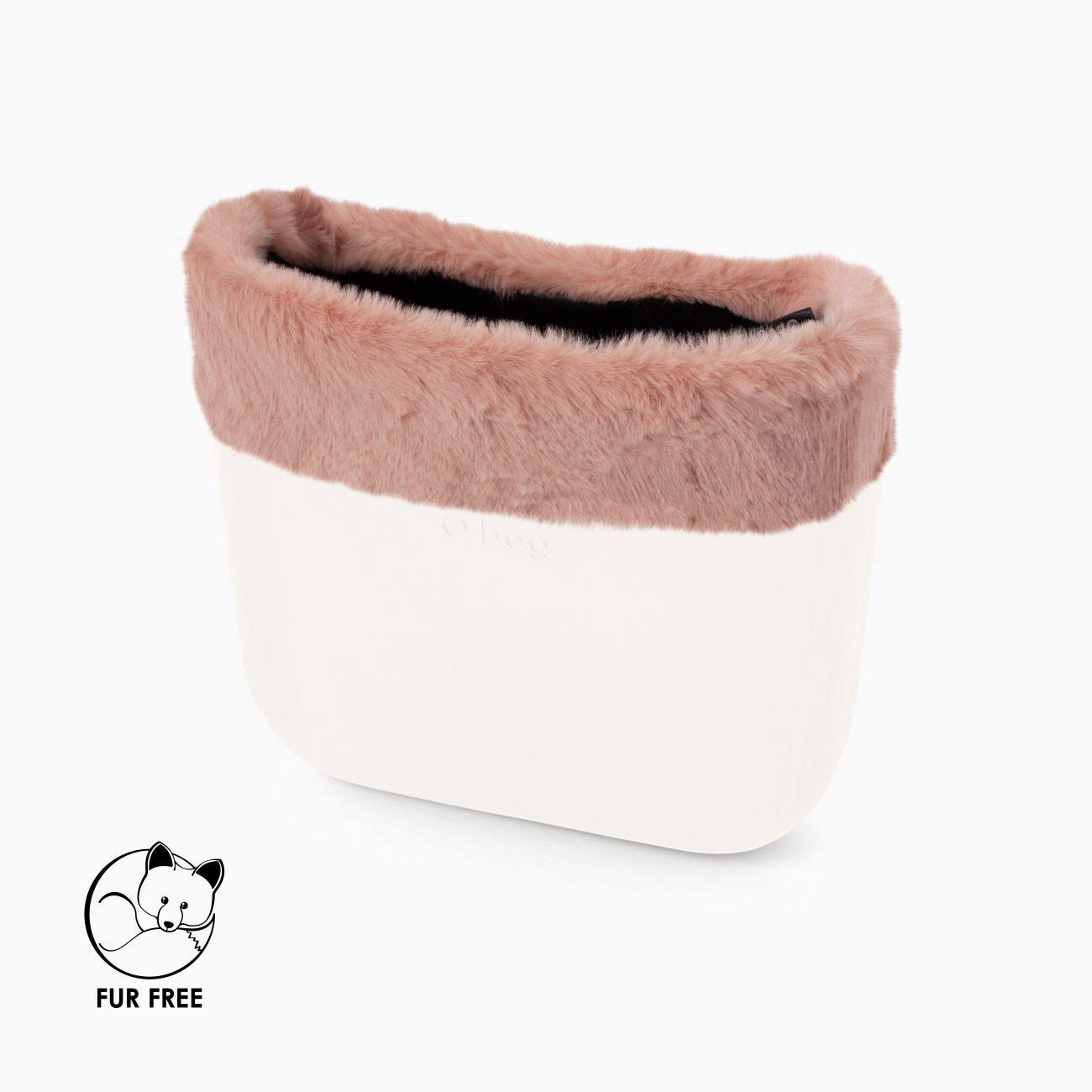 Bordo O bag mini fibra sintetica lapin rex rosa smoke - O bag Official Website