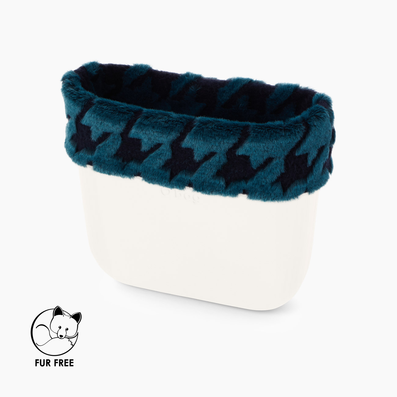 Bordo fibra sintetica laserata pied de poule O bag mini - O bag Official Website