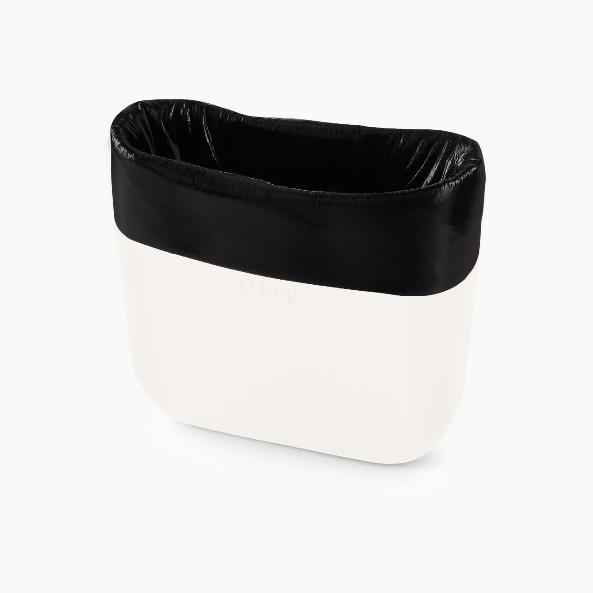 Bordo nylon lucido imbottito nero O bag mini - O bag Official Website