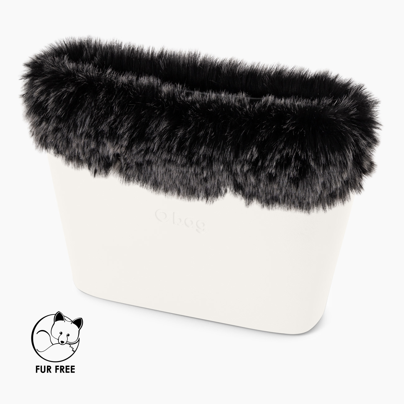 Bordo fibra sintetica effetto volpe argento O bag urban - O bag Official Website