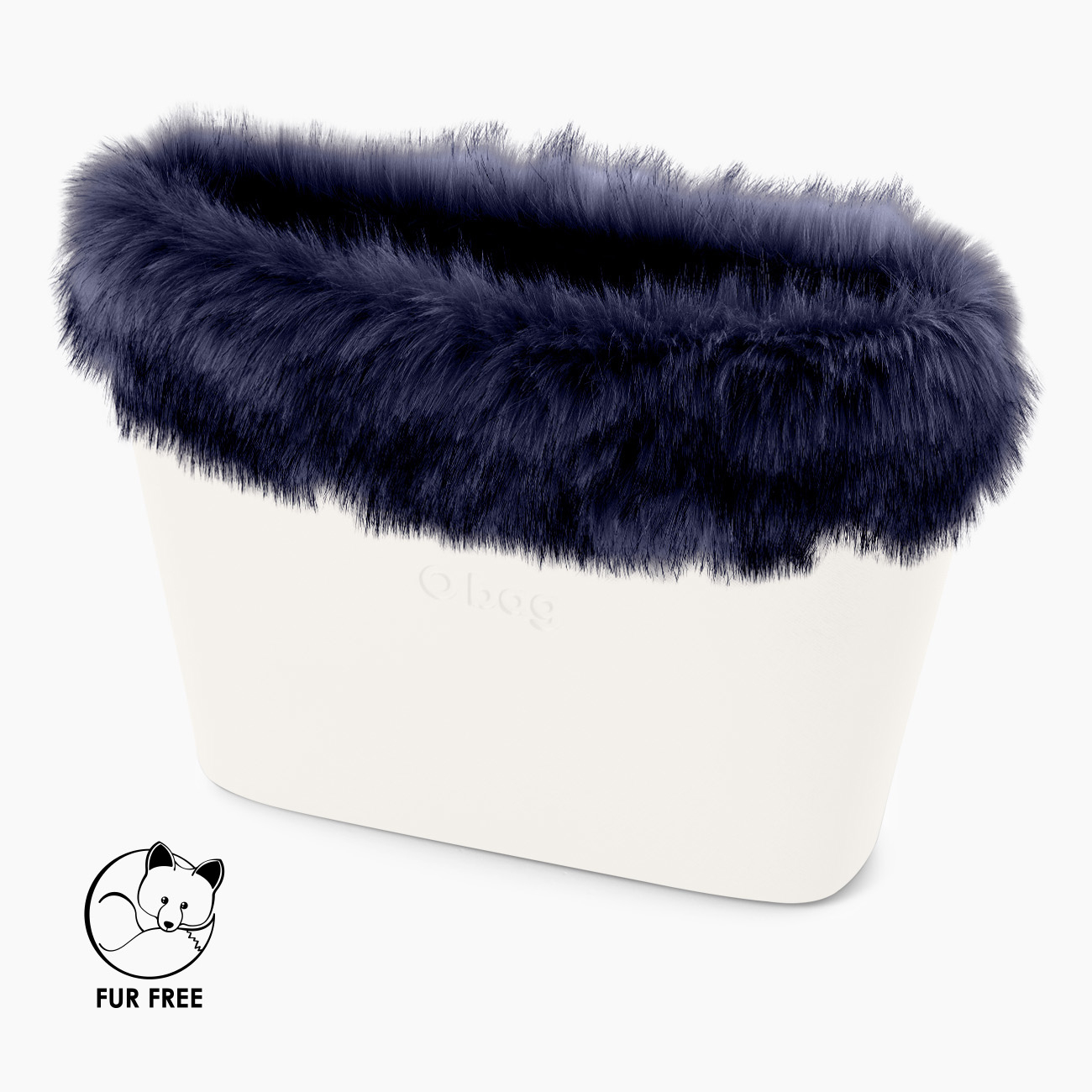 Bordo fibra sintetica effetto volpe blu O bag urban - O bag Official Website