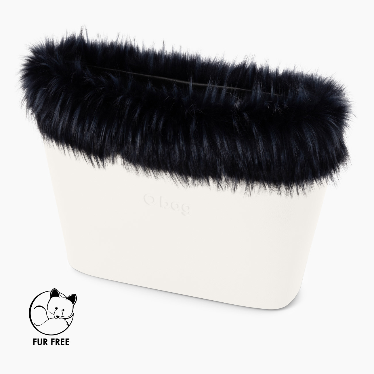 Trim eco murmasky fur blue O bag urban - O bag Official Website