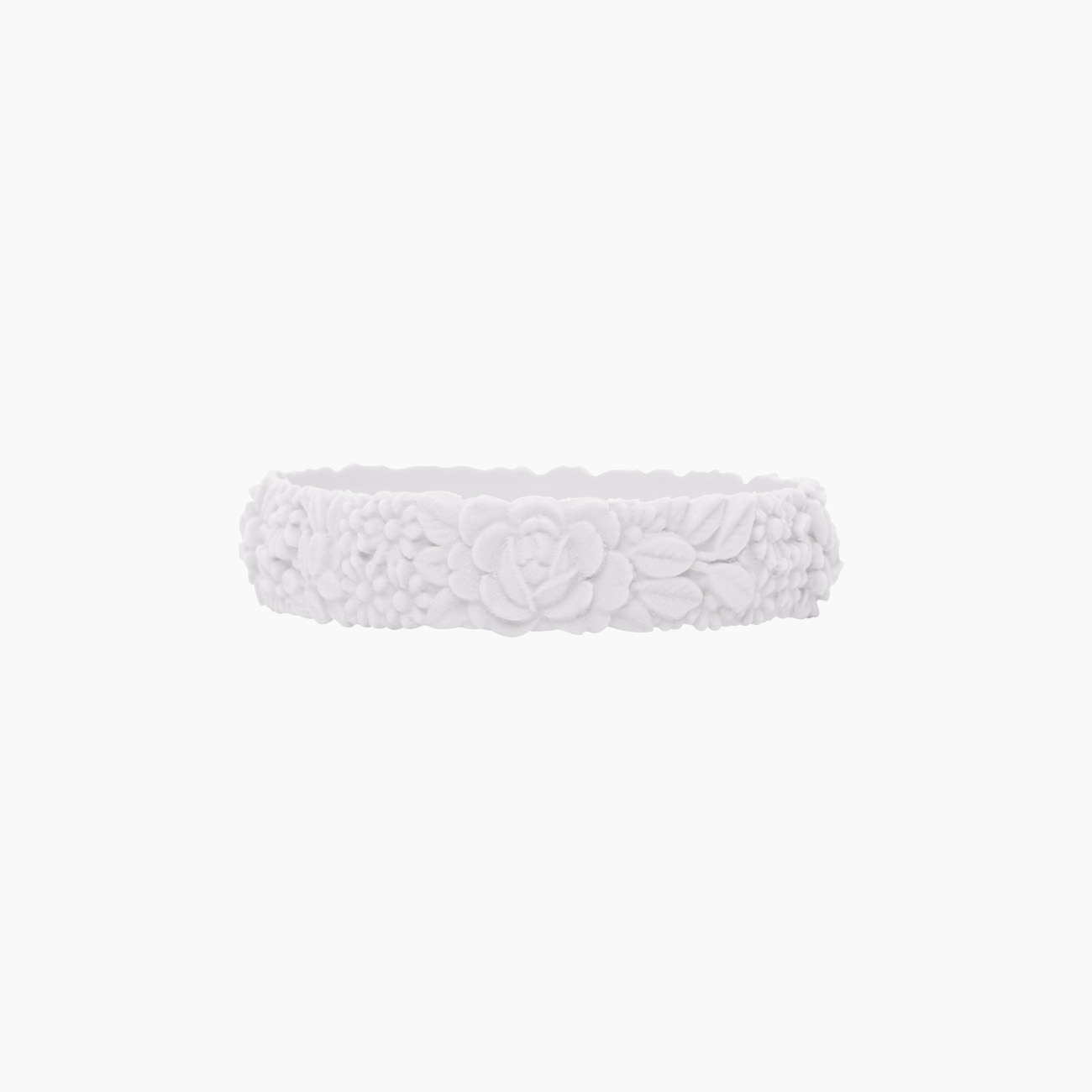 Bracciale  O bracelet flower slim bianco - O bag Official Website