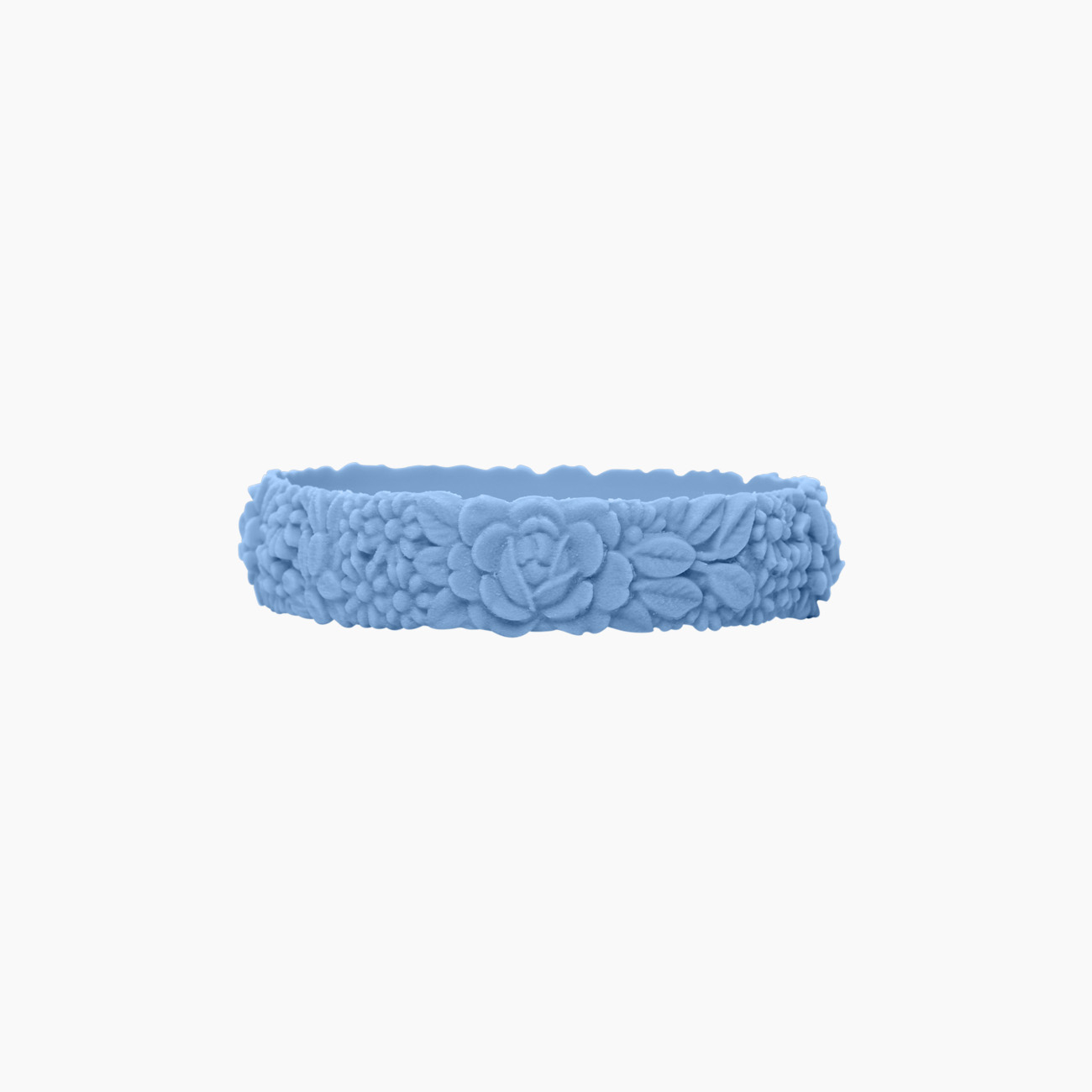 Bracciale  O bracelet flower slim blu pastello - O bag Official Website