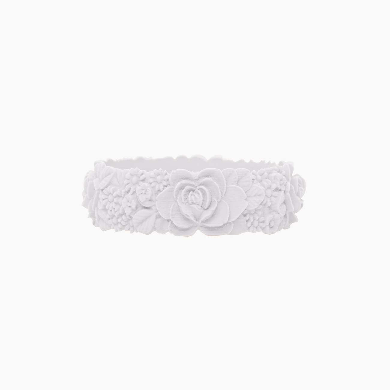 Bracciale  O bracelet flower big bianco - O bag Official Website